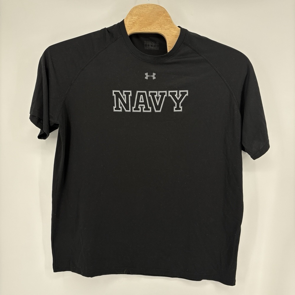 NAVY Under Armour Men's XL Black T-shirts Adult